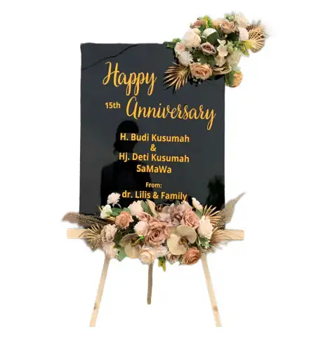 Papan Bunga Akrilik Pemurus Luar